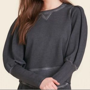 Veronica Beard Analeigh puff sleeve sweatshirt